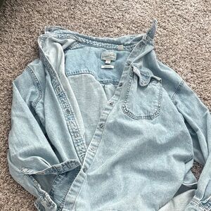 Universal Thread Light Blue Denim Shirt